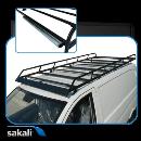Oval tube modular roof rack. Maximum resistance by anti-corrosive thermoplastic bathroom with polyester