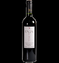 Casa de la Cruz wine. 28% Syrah, 28% Cabernet Sauvignon, 28% Merlot and 16% Monastrell