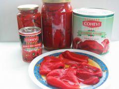 Canned red pepper