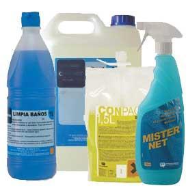 Chemical products for cleanliness.