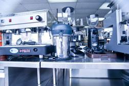 Equipment cleaning and hygiene and hospitality industry, kitchen and bar equipment