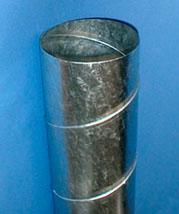 Tubo rígido en helicoidal fabricado en acero galvanizado o inoxidable