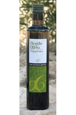 Aceite de oliva Virgen Extra. Variedades: Arbequina y Picual