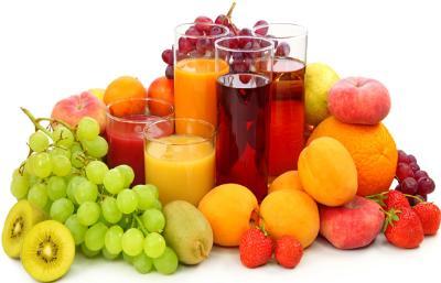 Zumos-jugos de diversos frutos