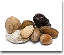 Organic nuts and dried fruits