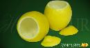 Outer lemon peal for frozen sorbet